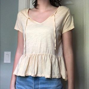 Urban Outfitters peplum top